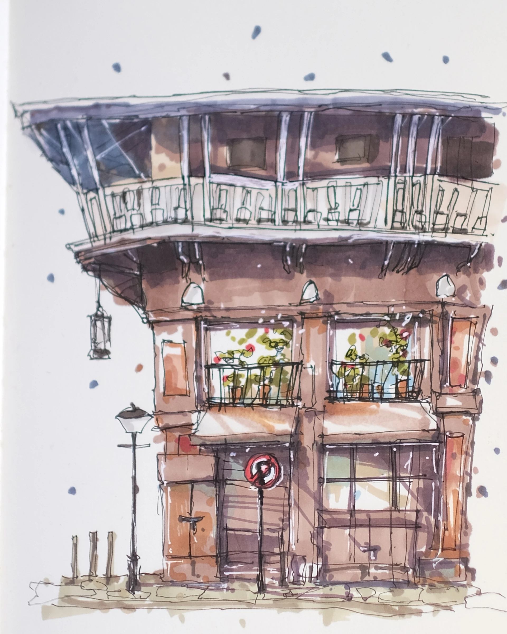 Old Mumbai Street Building